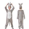Cute Unisex Childrens Rhinoceros Animal Costume For Halloween Or Role Play In Polyester