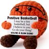 1 Piece of Positive and Encouraging Crochet Basketball Easter Basket Filler