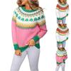 Ladies' Fashionable Heart-shaped Sweater, Loose And Versatile Valentine's Day Knitted Pullover Sweater