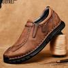 Large Size Men's Leather Shoes 2 Spring New Business Casual Leather Shoes Genuine Leather Men