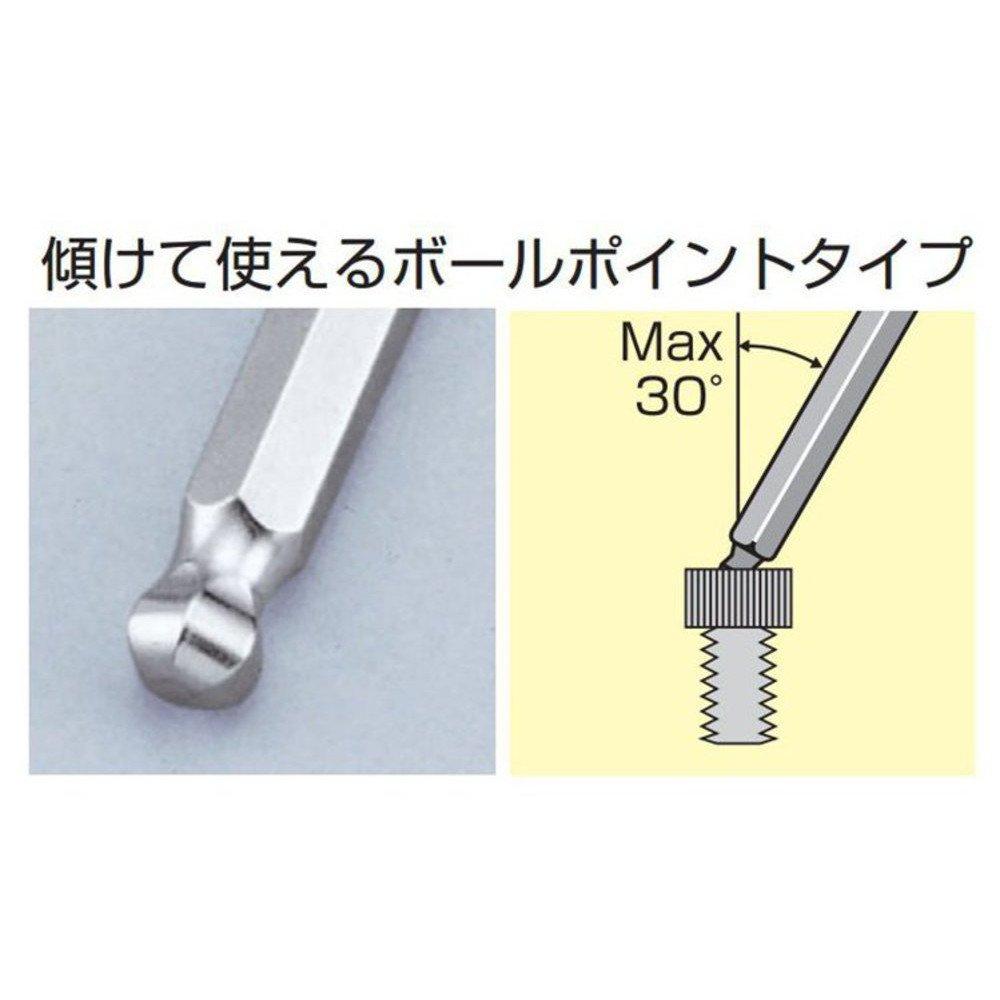 Tone BS900 Ball Point Wrench 9 Pieces L-Shaped Set,