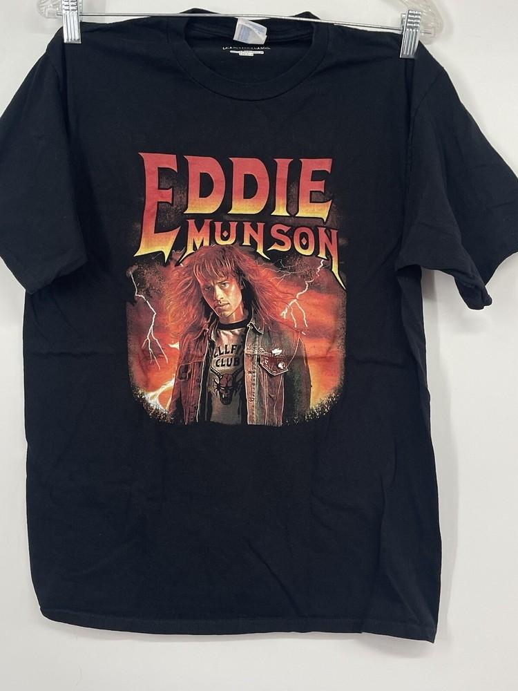 Black Gildan SHirt Eddie Munson Collection Unisex S5XL TR757 Unisex T-Shirt XXL