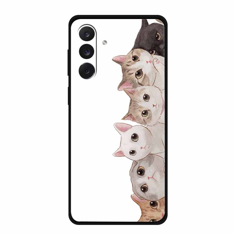 For Samsung M06 M16 M36 3D Flowers Case Soft Silicone Bumper Emboss Phone Cases for Samsung Galaxy M 06 16 36 Back Protect Cover