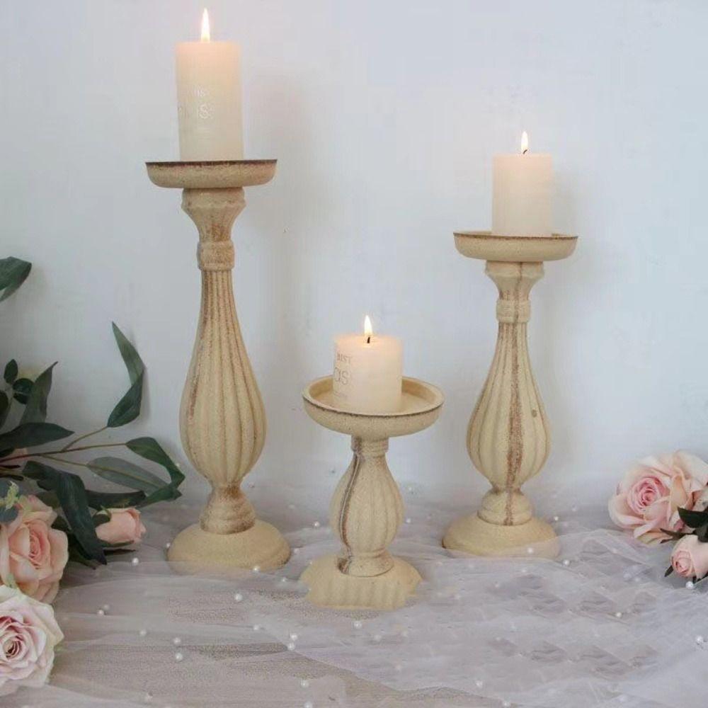 Home Stay Raw Materials Photography Props Candle Holder Tabletop Ornaments Candle Lamp Ornaments