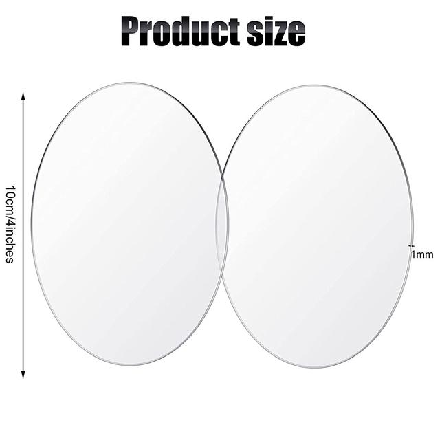 1/2mm Clear Circle Acrylic Sheet Plexiglass Disc Round Sign for Milestone Marker,Name Card,Cricut,Engraving,Painting,DIY Project