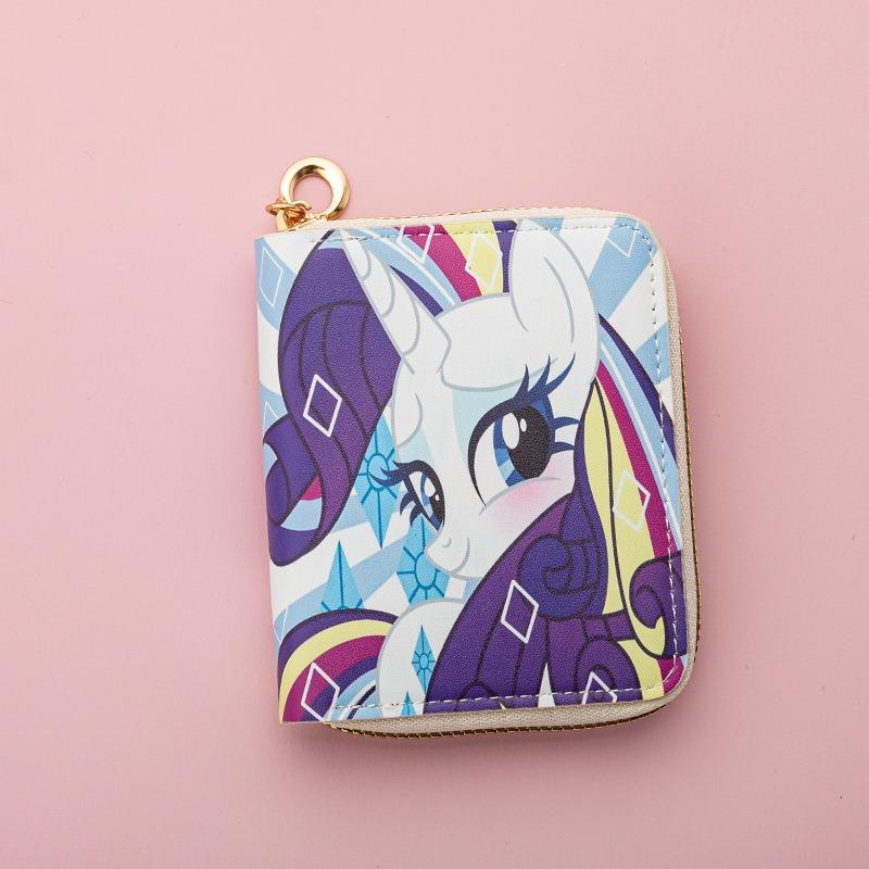 Creative Change Bag Cartoon Unicorn Children's Small Bag Earphone Key Coin Bag Women's Wallet Storage