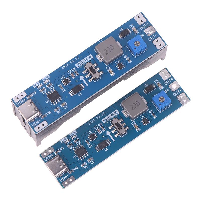 3.7V 9V 12V Type-C Lithium Battery Charger/Discharger Booster/Regulator Module Boost Step Up Module Ups Power Supply