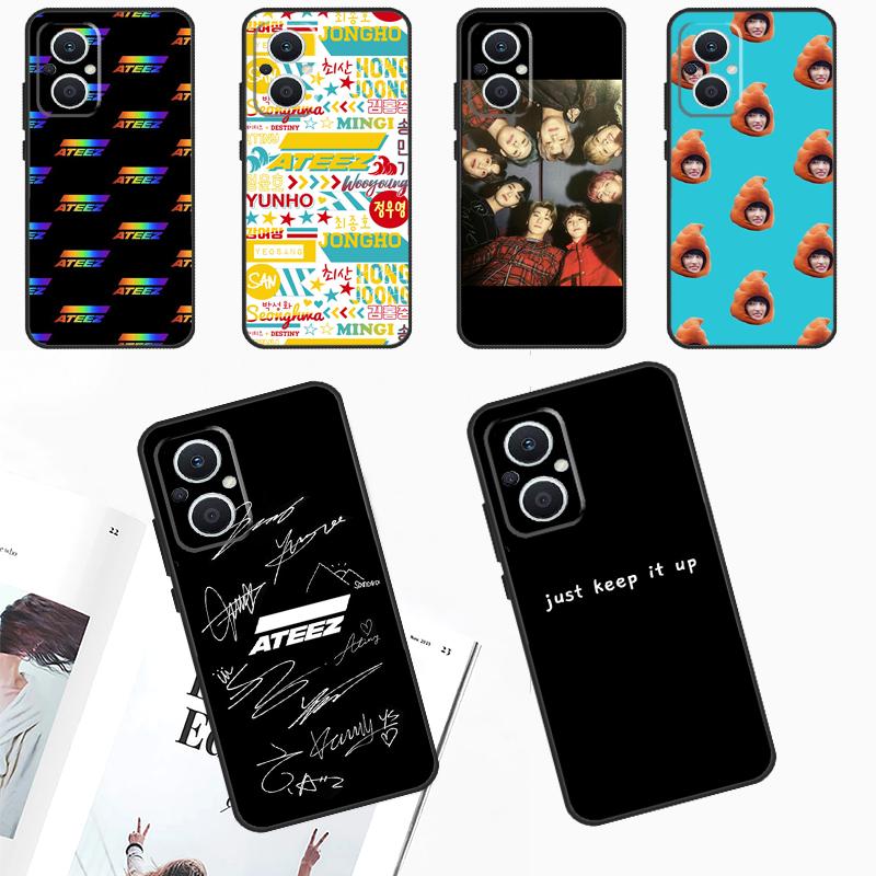 

Чехол KPOP ATEEZ для OPPO Reno 10 Pro 4Z 5Z 8T 4 5 6 7 8 Lite OPPO Find X6 Pro X3 X2 Neo X5 Lite