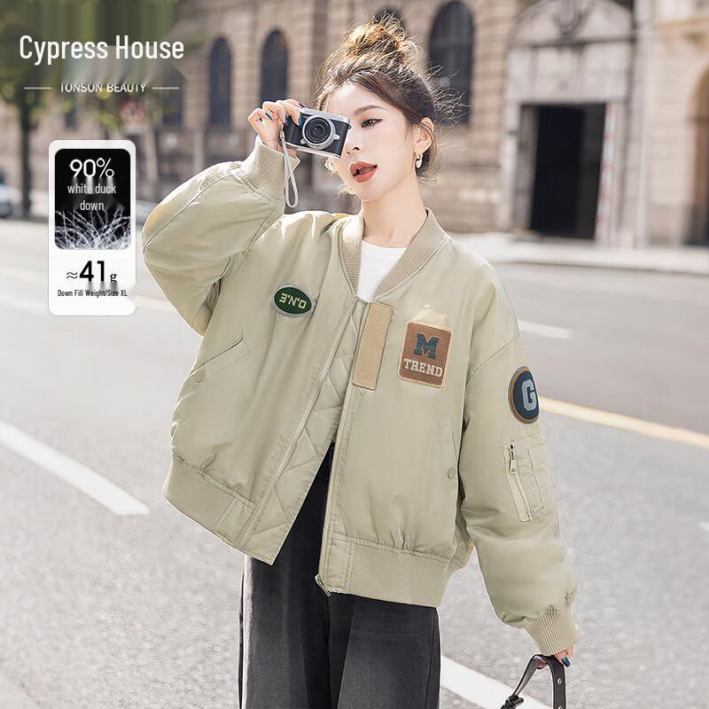 

Женский пуховик в стиле рабочей одежды, свободного кроя M