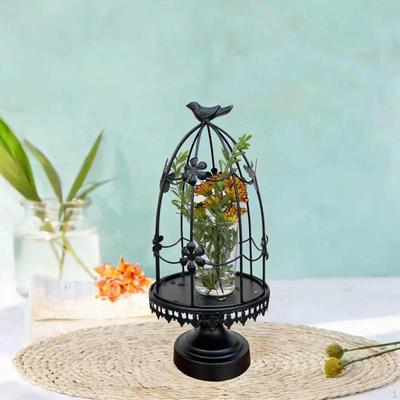 Vogelkäfig Kerzenhalter Kerzenständer Eisen Modern Heimdeko Tisch für Hochzeit Schlafzimmer