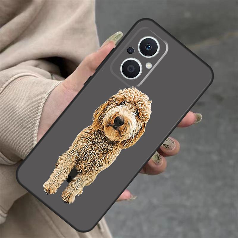 Brown Cockapoo Case For OPPO Reno 8T 13F 14F 12F 11F 10 12 13 14 Pro 7 8 Lite OPPO Find X8 X6 X9 Pro Cover