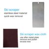 Snowboard Wax Scraper Kit Ski Wax Scraper for Outdoor Activities Accessories