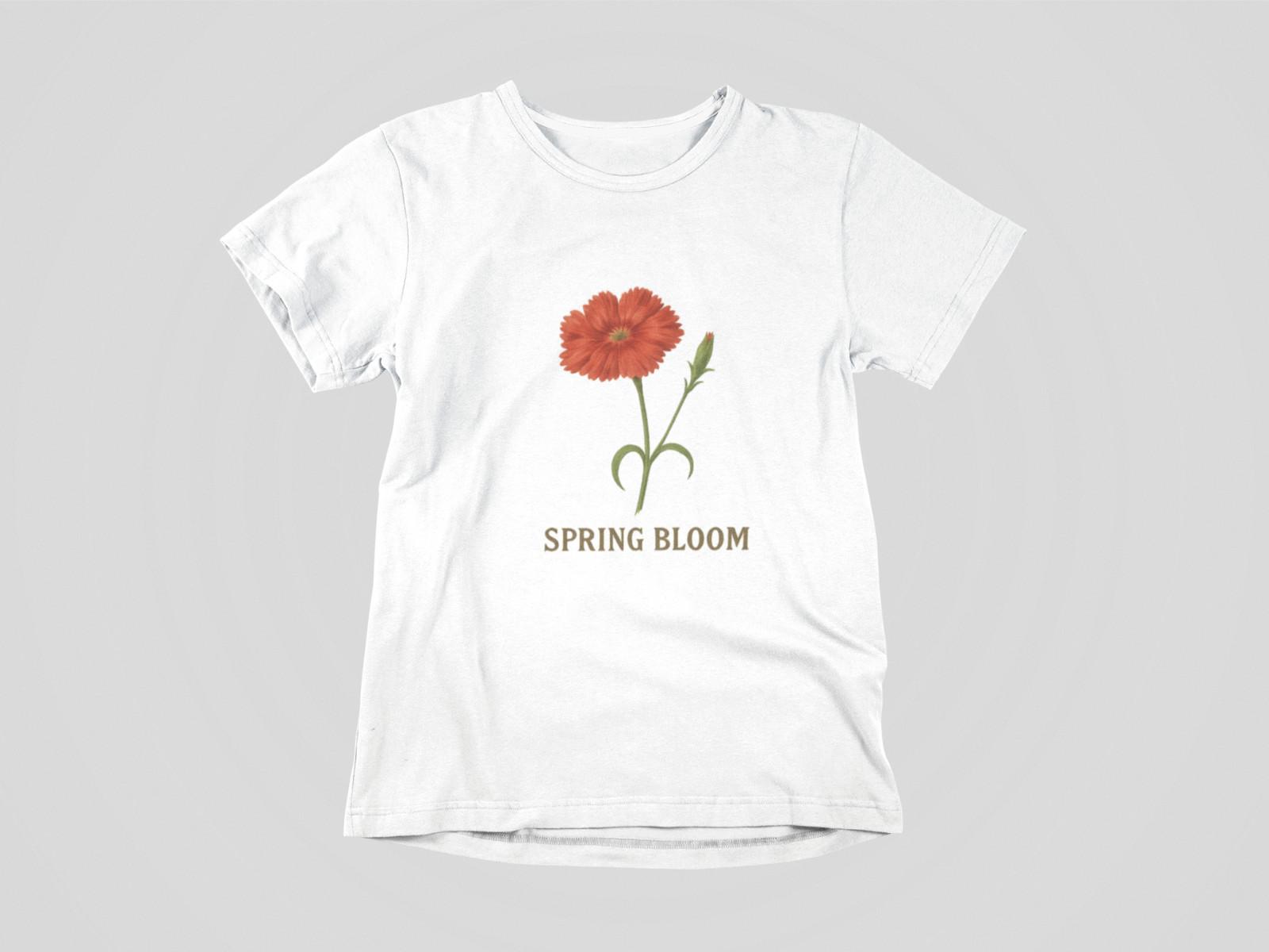 Spring Bloom Shirt | Vintage Botanical Flower Tee | Retro Floral Graphic Unisex 3XL