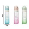 650ml  Spray Water Bottle Outdoor Sport Fitness Water Cup Large Capacity Spray Bottle BPA Free Drinkware Travel Bottles