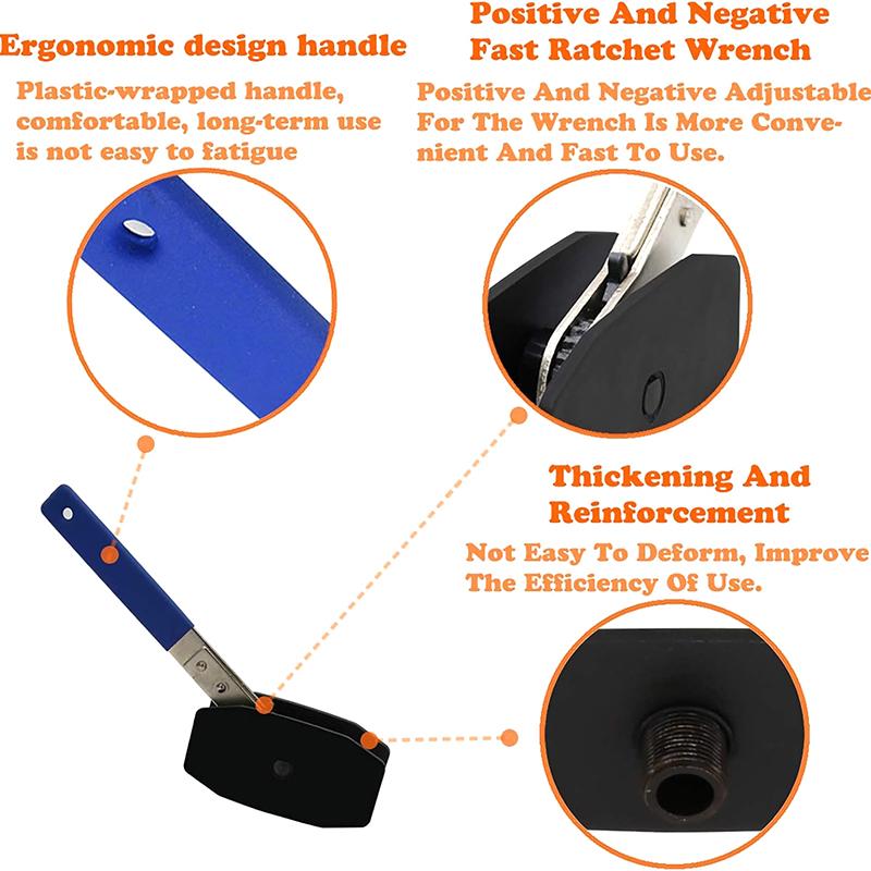 "Car Brake Piston Install Tool with efficient Caliper Spreader & 4 Specialized Hooks included"