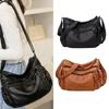 Women PU Leather Crossbody Bag Handbag Satchel Hobo Shoulder Bag Ladies Big Capacity Business Work Totes Adjustable Strap