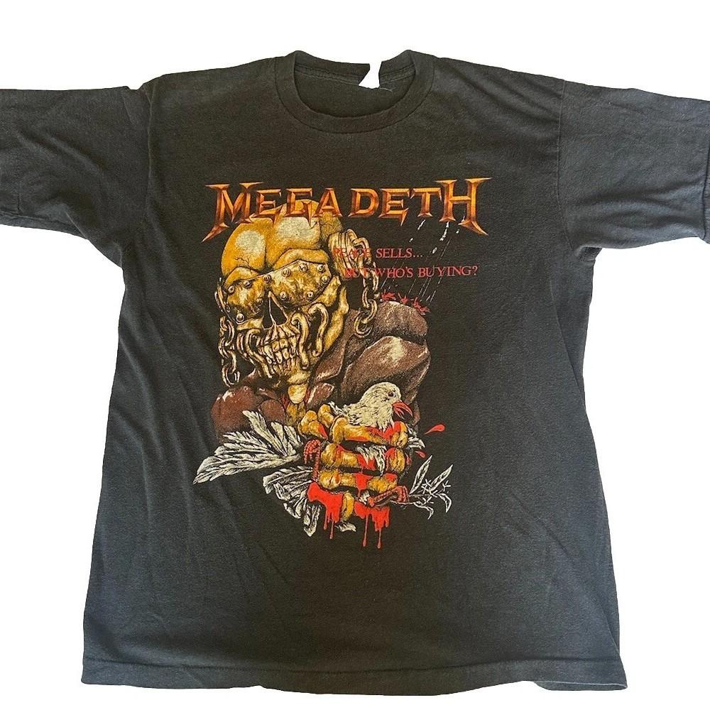 

Популярная футболка Megadeth 1987 Унисекс Унисекс Все размеры 20D897 L