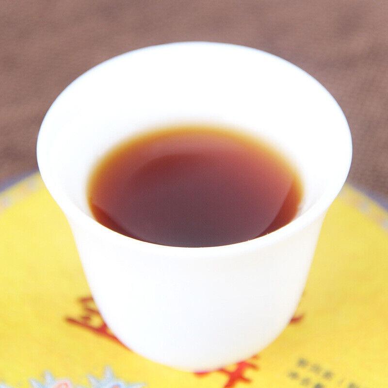 200 g Tort Palace Gold (Copt) Ceai rotund Yunnan Menghai Pu'er Primăvara timpurie Jiao Mu