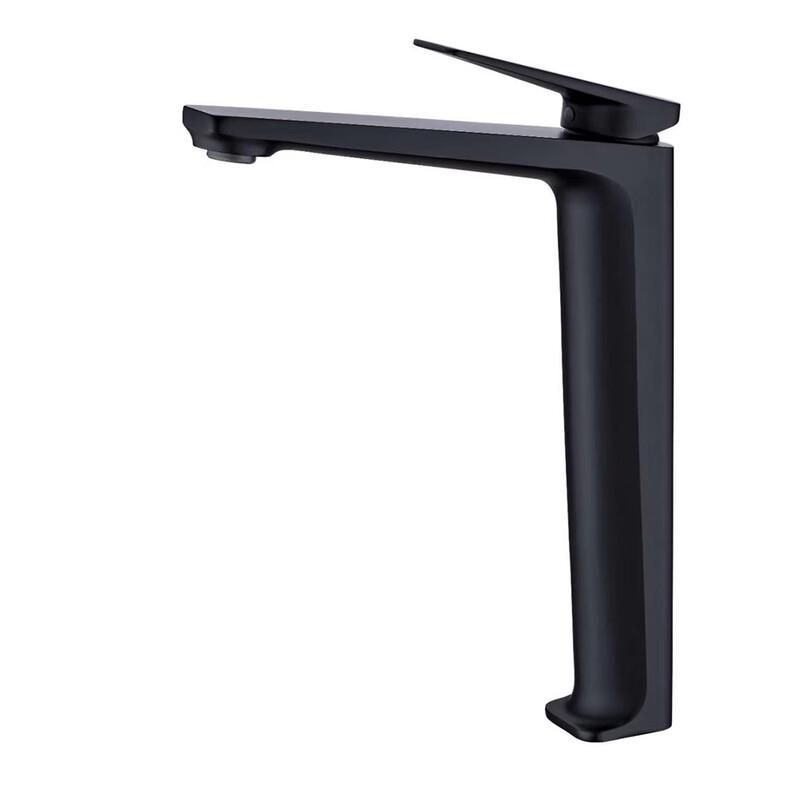 TLXT Black Brass Basin Mixer Faucet