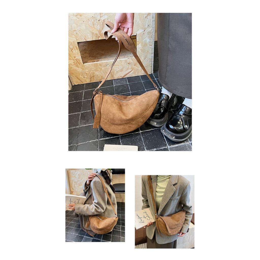 Dumpling Bag Women's Autumn New Niche Design Single Shoulder Bag Large Capacity Versatile Commuting Crossbody Bag