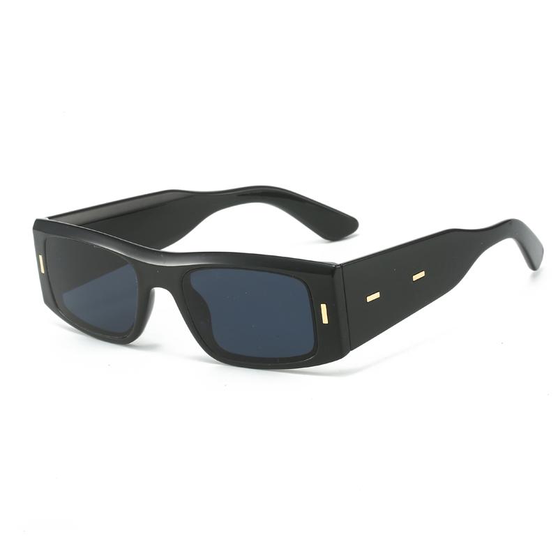 Vintage Square Sunglasses Women Men UV400 Protection Fashion Leopard Orange Punk Wide Legs Sun Glasses Trending