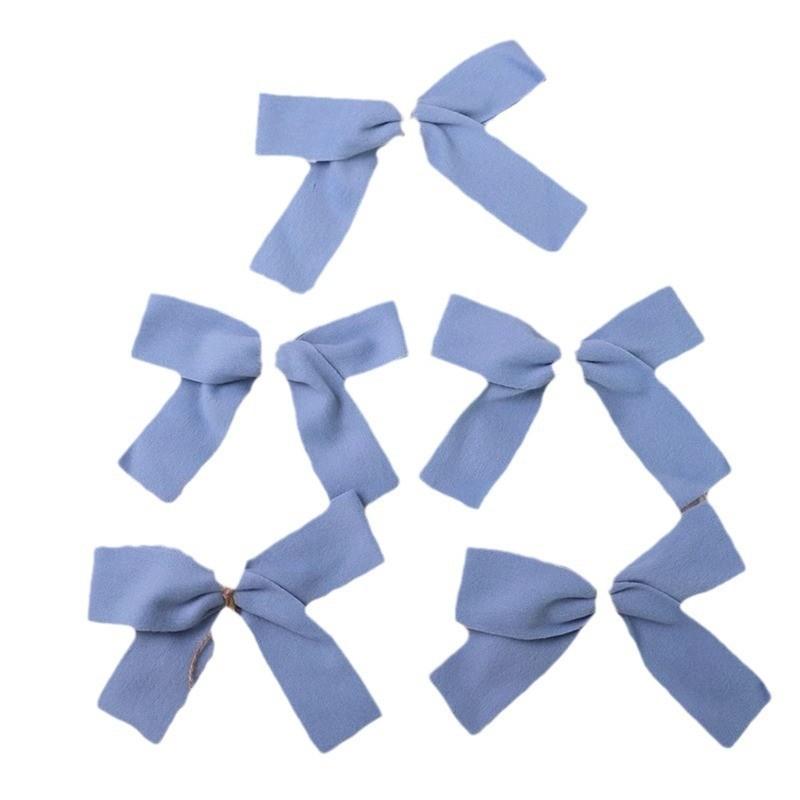 Christmas Decor Set With Elegant Butterfly Bows For Holiday Tree Celebration