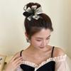 Pearl Hairpins Fashion Lace Bow for Women Korean Elegant Shark Clip Back Head Hair Clip Girls Accessories Jewelry Gifts