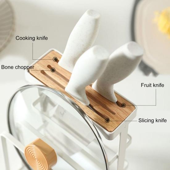 Égouttoir En Bois Pour Assiettes, Bols, Tasses, Livres, Couvercles, Planche à Découper, Support De Rangement Pour Armoire De Cuisine