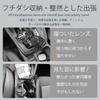 Car Sun Visor Storage Multifunctional Car Glasses Case Holder Card Storage Pouch Card Case Folder Compatible with CROWN 210 Series 220 Series Cars