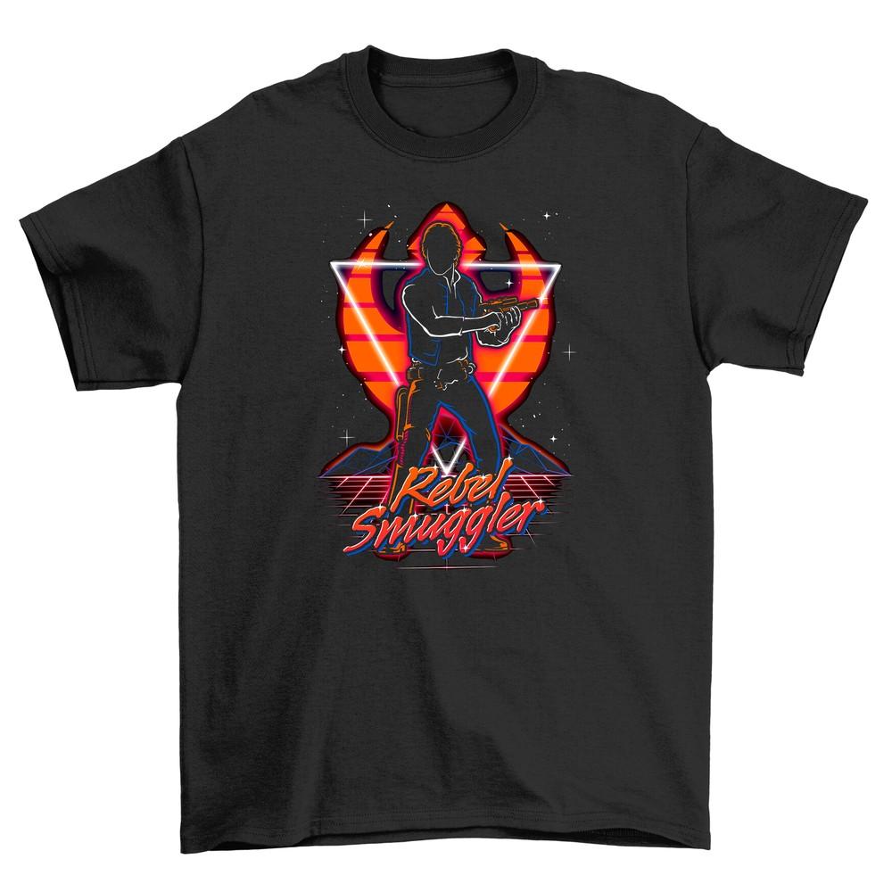 

Retro Rebel Smuggler T-Shirt: Funny Sword-Wielding Warrior! Unleash Your Inner R S