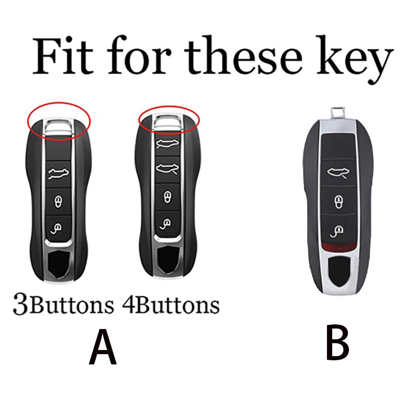 Étui de protection intelligent pour clé de voiture Porsche (Panamera, Macan, Cayenne, Cayman, Boxster, 911, 9YA, 971)