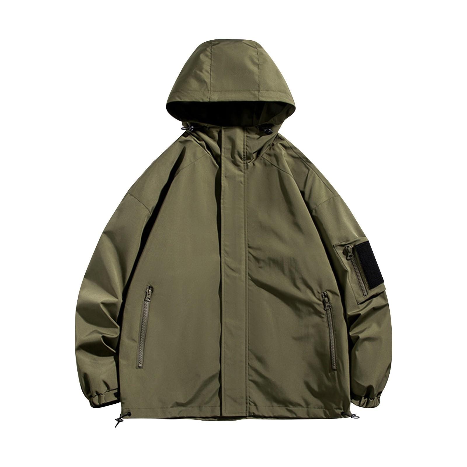 

Мужское весеннее пальто с принтом, тонкая ветровка с капюшоном, спортивная куртка для активного отдыха, мужская куртка XL