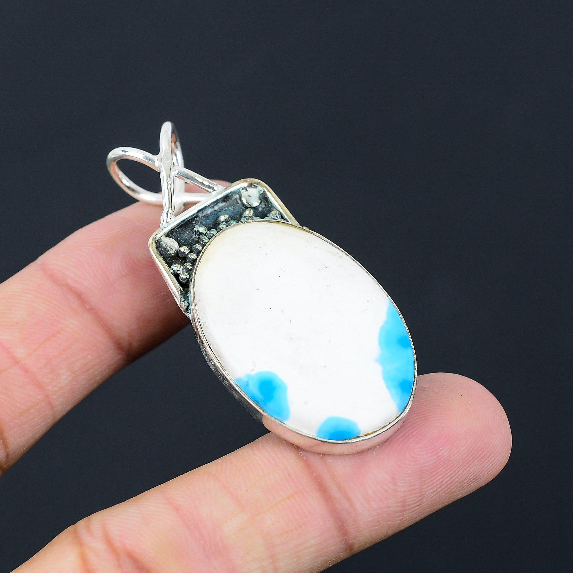 Easter Sale 925 Sterling Silver Natural Santa Rosa Turquoise New Pendant Jewelry