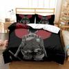 Japanese Samurai Bedding Set Soft Duvet Cover Set Men Teen Bedroom Single Double King Size Duvet Cover Pillowcase Boy Gift