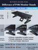 Oatsbasf Laptop Computer Monitor Stand Riser with Phone Stand 4.5-6.3" Height Adjustable with 4-Port USB 3.0 Type-C for Office