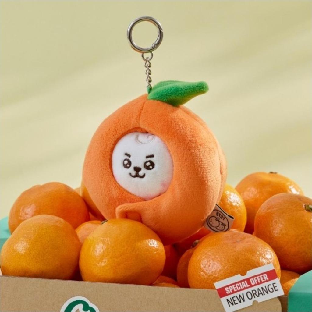 BTS Baby Plush Keyring Orange Party