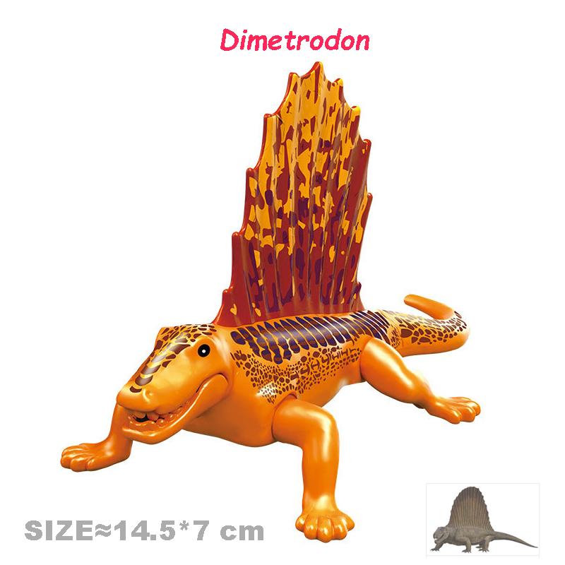 Non-Toxic Jurassic Dinosaurs World Velociraptor Triceratops Indominus T-Rex Model Building Blocks Assemble Educational Toys For Kids Gifts