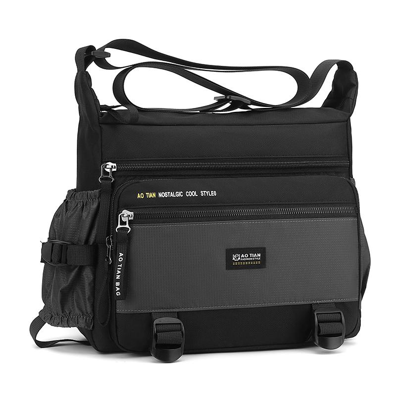 Casual Sports Men's Large Capacity Multi-compartment Shoulder Bag