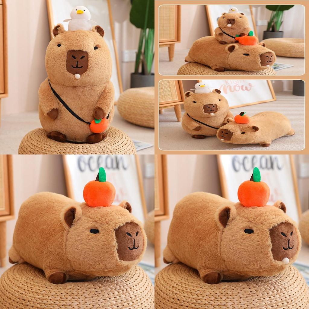 Cute Capybara Plush Toy Adorable And Soft Stuffed Animal Pillow Doll Perfect Gift For Kids