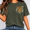 Vintage Tiger Graphic Tee, Distressed Wildlife Animal Shirt