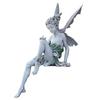 Garden Fairy Angel Girl Resin Statue Yard Art Ornament Girl Outdoor Angel Turek Resin Sitting Statue Craft Figurines W4H7