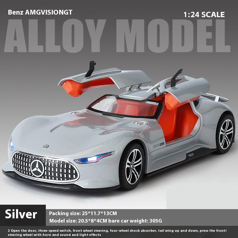1:24 Mercedes Benz Amg Vision Gt Neues Konzept Sportwagen Legierung Metall Druckguss Auto Modell Sound & Licht Sammeln Hobby Dekoration Geschenk
