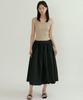 Lingseoul Ribbed Bustier Knit-Khaki