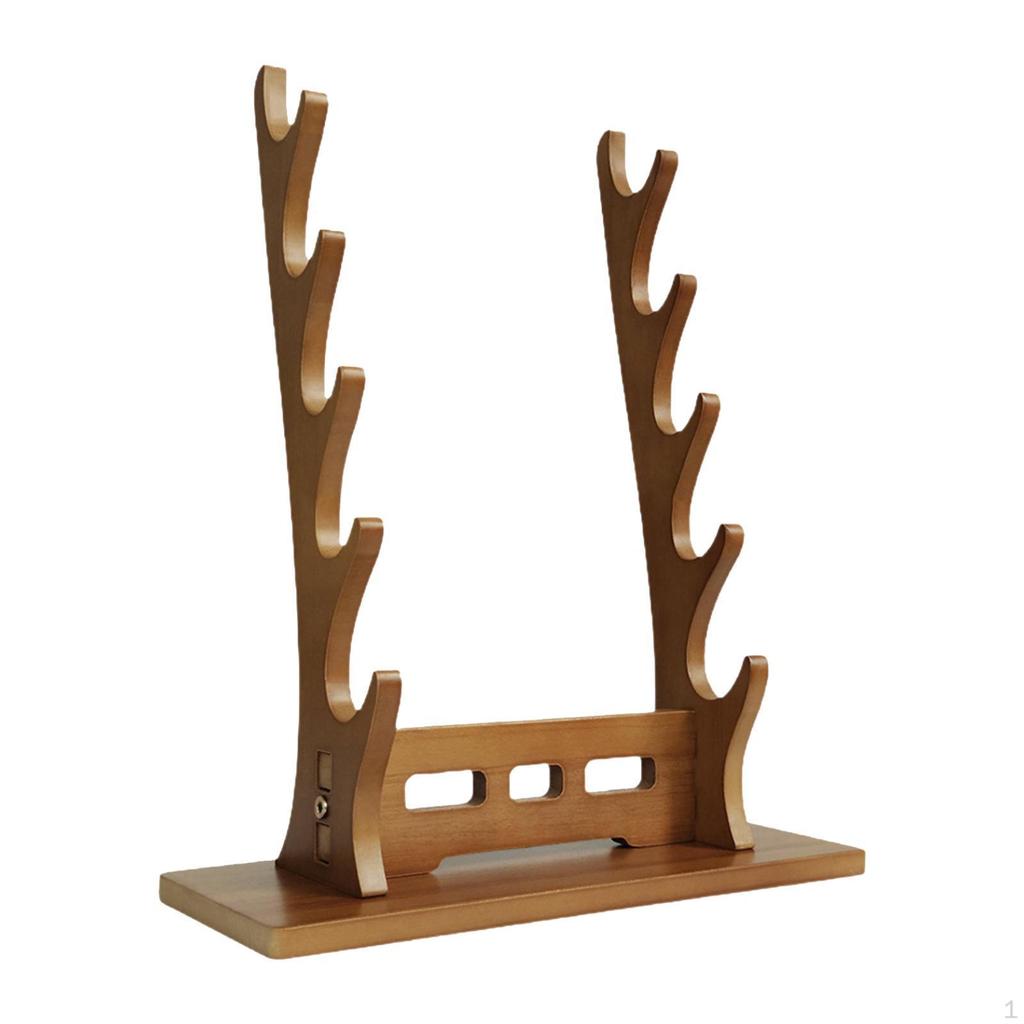 Samurai Rack Podstawa Uchwytu na Miecze Średniowieczny Wieszak Tanto Wakizashi