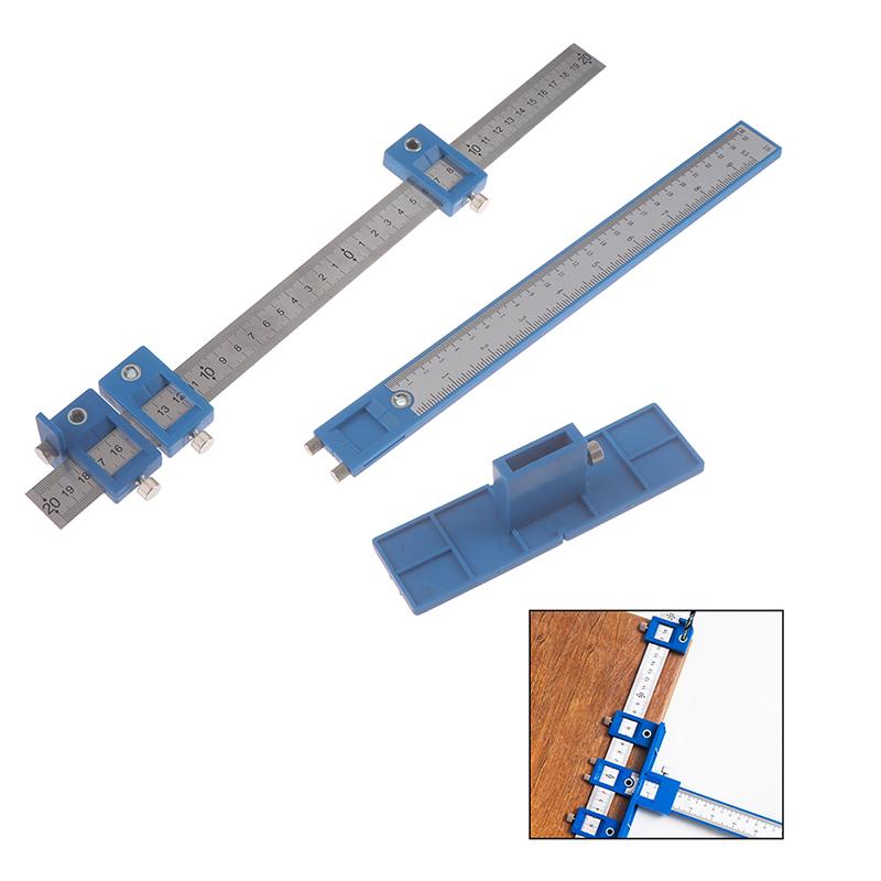 Punch Locator Aluminum Alloy Template Wood Drilling Dowelling Tool Set for Precise Positioning and Drilling of Wooden Products Punch Locator Aluminum Alloy Template Wood Drilling Dowelling Tool Set for Precise Positioning and Drilling of Wooden Products