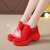 Fashion Woman Footwear Lace Up High on Platform Mesh Breathable Shoes for Women Whit Light Designer Luxury Trends 2025 39 New Arrival In