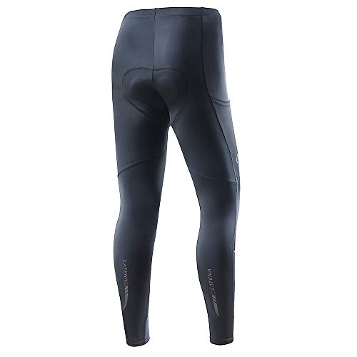 [CATENA] Men's Cycling Tights, Cycling Pants, Cycling Tights with 3D Pad, Pockets, Breathable, Sweat-wicking, Quick-drying