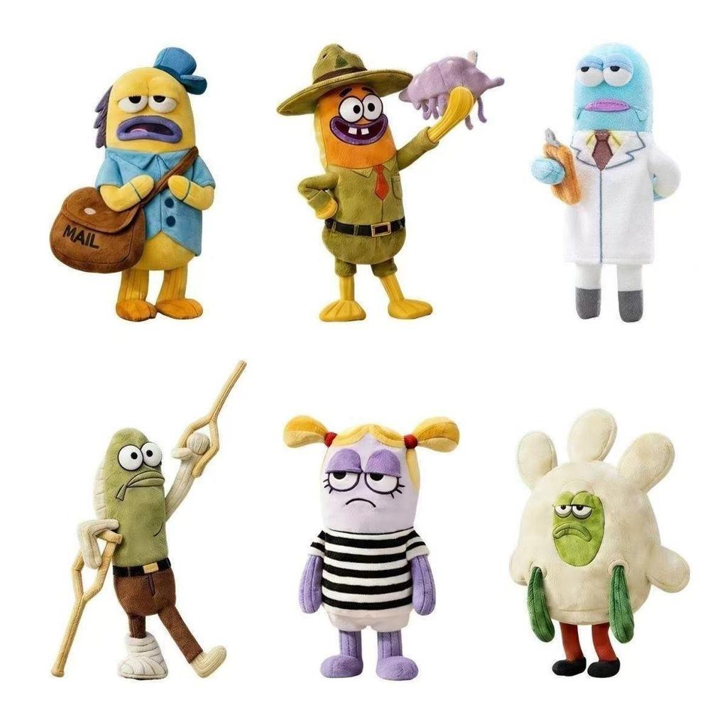 SpongeBob Bikini Bottom Characters Funny Plush Toy Blind Box Pendant Gift