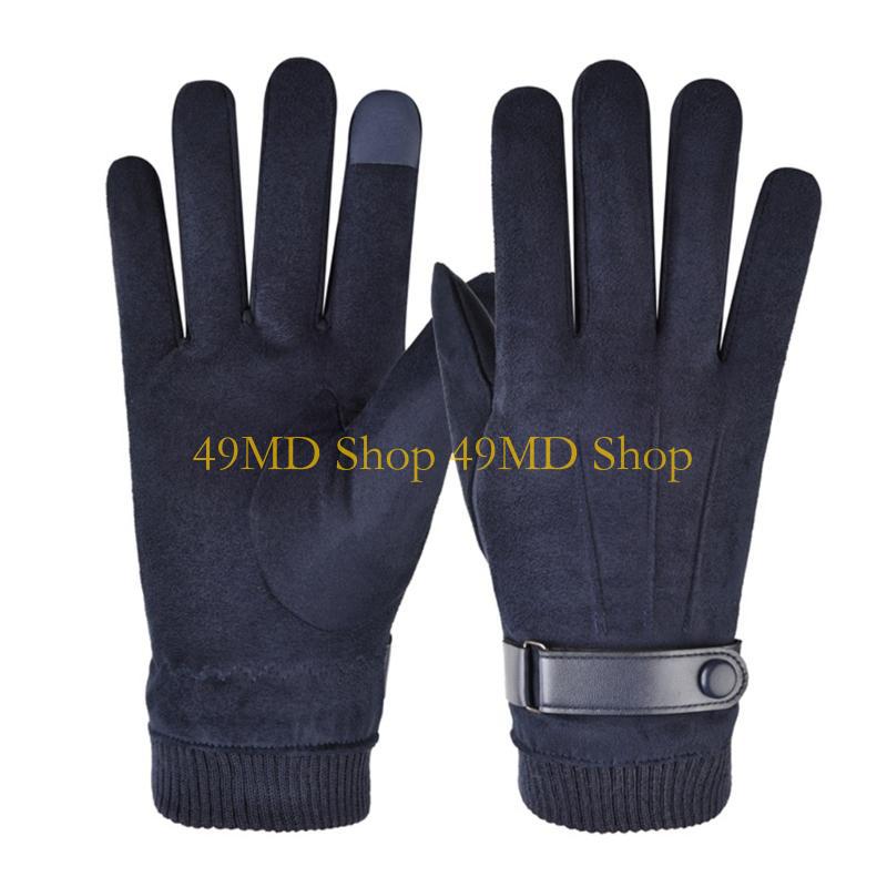 49MD Thick Insulate Ski Gloves Winter Warm Snow Gloves Waterproof for Cold Weather