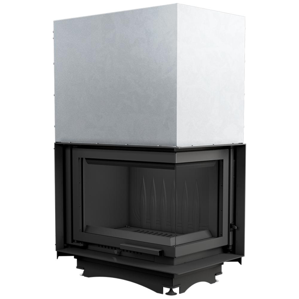 Cast iron fireplace KRATKI MAJA right 8 kW Ø 150 lift-up